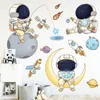 Wandaufkleber Cartoon Space Lullaby für Kinderzimmer Kinderzimmer Dekor PVC Kunst Wandbilder Kinderzimmer Schlafzimmer Dekoration Zuhause