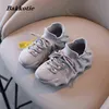 2022 Kinderen Schoenen Lente Herfst Outdoor Voor Jongens Mode Toevallige Sneakers Meisjes Merk Running Sport Tennis Dikke Zool Platform baby Schoenen G0114