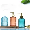 400ml Colorful Liquid Soap Refill Glass Dispenser Portable Hand Pump Shampoo Empty Bottle Shower Gel Hand Sanitizer Alcohol Disinfectant Container ZL0047