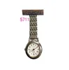 Clip-on Fob Quartz Brooch Hanging Nurse Pin Watch Fashion Luxury Men Women Unisex Full Steel Pocket Watch relogio Clock