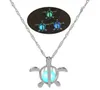 Pendant & Jewelryhollow Turtle Shape Choker Woman Luminous Glowing In Dark Pendants Necklaces Statement Women Necklace Jewelry Gift Drop Del
