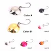 Multicolor 1.4cm 1.8g Wędkarstwo Metalowa Łyżka Przynęty Spinner Przynęty Mini dla pstrągów Single Hook Cekiny Hałas Sztuczny Twardy