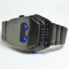 Zegarek 2021 Fashion Creative Snake Head Watch Men LED Digital Watches Black Stael Stal Electronic Sports4683472