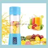 Kitchen Tools Dining Bar Home Garden Portable Usb Electric Fruit Juicer Handheld Vegetable Maker Blender Rechargeable Mini Juice Makin