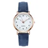 Ladies Watch Fashion Watches Casual Quartz Movement rostfritt stål armbandsur Color9