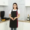 kitchen aprons for woman Home shop and hairdresser Sleeveless work apron bib cooking work clothing antifouling aprons 210622