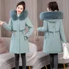 SWREDMI Thick Warm Winter Jacket Women Coat With Fur Lining Plus 5XL 6XL Hooded Female Long Parkas Snow Wear 210923