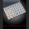 28 galler Diamantmålning Kit Plast Förvaring Box Nail Art Rhinestone Tools Pärlor Case Organizer Holder Kit ZWL646