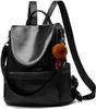 المرأة حقيبة محفظة بو الجلود المضادة للسرقة عارضة حقيبة الكتف أزياء السيدات حقيبة المدرسة حقيبة