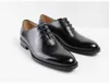 Handmade Cow leather British Men Dress Shoes Lace up Formal Business Shoe Male Oxfords with box8022473