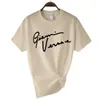 Gianni Letter T Shirt Women Streetwear 2023 Summer Harajuku T-shirt śmieszne żeńskie topy tee seksowne damie duże luźne tshirt damskie pr40