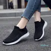 Spring and autumn sports shoes women's light breathable large elastic soft sole for comfor #8562