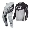 رقة Fox Navy 180 Revn MX Jersey Pant Motocross Combo Off Road Riding Mountain Bike SX ATV UTV MTB Gear Set5949870