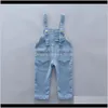 Set di abbigliamento Baby Kids Maternità Drop Delivery 2021 Spring Born Matching Pullover Top Denim Suit Abiti per neonate Abiti per l'infanzia Bor