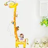 The giraffe height to stick Children bedroom background The third generation of removable wall stickers 210420