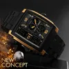 SKMEI 1274 męska zegarek na rękę Wielofunkcyjny pasek PU Outdoor Sports Cyfrowy zegarek dla mężczyzn Nowy X0524