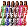 Femmes Imprimer Maxi Robe Tendance De La Mode Halter Sans Manches Bouton Polos Col Longues Jupes Designer Printemps Sexy Halter Dos Nu Cardigan Robes Pour Dames