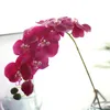 Fleurs décoratives couronnes WICCA Lpc fleur artificielle Phalaenopsis Latex orchidée feuille mariage haute qualité unique vraie touche pour la maison déco