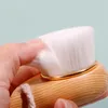 Wood Handle Facial Cleansing Brush Manual Soft Face Massager Skin Pore Clean Care Brushes Beauty Tools sxjun23