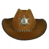 Halloween Dancing Party Hats European American Fancy Dress Venice Pentagram Western Cowboy Hat