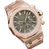 Klasyczne męskie zegarki Kwarc Ruch Watch 42 mm Fashion Business Wristwatch Montre de Luxe Prezenty dla mężczyzn Multicolor2416