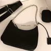 Luxuriöse, heiß verkaufte Damenhandtaschen, Geldbörsen, Umhängetaschen, Umhängetaschen mit mehreren Pochetten, Re-Edition 2005, Hobo-Taschen aus hochwertigem Nylon von famousbags