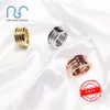 S925 Sterling Silver Ring Brand Zero Ring Spring Ring Luxury Original Trendy Design Anniversary Party For Women Lovers With 210623205H