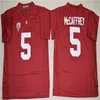 5 Christian McCaffrey Jersey 2016 Yeni Erkek Sezonu Stanford Cardinal Forma Yüksek Kırmızı Siyah ED Koleji Futbol Formaları Beden M-XXXL