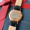 Designer Mens Watch DW Women Fashion Watches Daniel's Negro Dial Cuero Correa Reloj 40mm 36mm Montres Homme