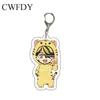 Anime Tokyo Revengers Keychain Manjiro Ken Takemichi Hinata Atsushi Chibi Kawaii Arcylic Pendant Llaveros Yoshiro Sagano Props G1019