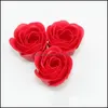 Groothandel 81 stks / doos handgemaakte roos zeep kunstmatige gedroogde bloemen Moederdag bruiloft valentines kerstcadeau decoratie voor thuis druppel Deliv