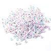 100 pièces 7mm trou 2mm composants coeur perles acrylique espacé perle ronde pour la fabrication de bijoux bricolage à la main Bracelet à breloques en gros