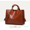 Shoulder Bags Genuine Leather Women Handbags Simple Handbag Trend One Messenger Bag