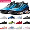 Açık TN Artı SE Koşu Ayakkabıları Erkekler Kadınlar Siyah Altın Metalik Sunburst Mavi Fury Takım Kırmızı Üçlü Beyaz Erkek Eğitmenler Spor Sneakers Boyutu 40-46