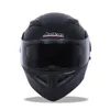 Casques de moto Double Visière Casque Flip Up Riding Racing 4 Saisons Couvre-chef Casque Capacete Casco Pour compatible Bluetooth