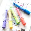 Highlighters 10 Color Bling läppstift Highlighter Pen Water-Based Crayon Marker Stationery Office Tillbehör Skolleveranser