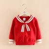 Autumn Winter 2 3 4 6 8 10 12 Years Kids Children'S Clothing Preppy Style Knitted School Student Sweater For Baby Girl 210625