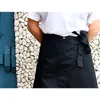 Aventais estilo coreano moda cintura denim avental impermeável e anti-incrustante pano de trabalho barista apropriado para todas as ocasiões