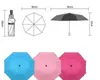 100 pz/lotto Anti-Uv Ombrello Parasole Fiore Magico Cupola Protezione Solare Portatile 3-Piegato Ombrelli Antipolvere