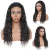 30 32 34 36 inches 4x4 Lace Closure Front Wigs With Frontal 180% Density Brazilian Straight Kinky Curly Body Deep Water Wave Human Hair Transparent Wig for Women