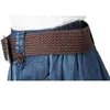 Tiyihailey Moda Denim All-Dopasuj Luźne Casual Jeans Spódnica Elastyczna Talia Długa Spódnica Dla Kobiet Z Pasem S-3XL 210412