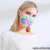 Bunte 3 Ebenen Einweg-Maske 13 Farben 3D-Druck-Erwachsener und Kinder-Mode-Designer Gesicht nicht gewebt Anti-Staubschutz-Holouppe s