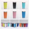 20oz Wine Mugs Powder Coated Coffee Beer Glass Water Bottle 2 Layer Vacuum Insulated Tumblers with Lid fy4412