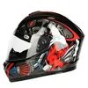 Motorcykelhjälmar Hjälm Män och kvinnor Electric Full Face Four Seasons Summer Knight Head Gray Personality4510943