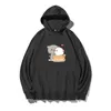 Sweats à capuche pour femmes Sweatshirts Pull en coton Femmes Impression mignonne Harajuku Kawaii Sweats Femme elle-même Vêtements Lâche Thin Outwear Dames