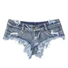 Shorts femininos verão mulheres denim sexy cintura alta rasgada moda calça jeans minipants na moda