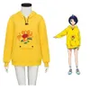 Anime Wonder Cover Cority Ahto Ai Hoodie Unisex желтый свободный стиль Pullover AI толстовка косплей наряды Y0903