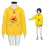 Anime WONDER EGG PRIORITY Ohto Ai Hoodie Unisexe Jaune Style Lâche Pull Ai Sweat Cosplay Tenues Y0903