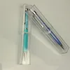 هدايا أقلام علبة الشفافة لـ Crystal Pens Ballpoint Pen Fountain Pen Pency Bencil Beans Build Deh8769