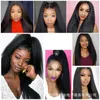 60cm yaki straight Synthetic Wavy Wig Simulation Human Hair Wigs Hairpieces for Black and White Women K145